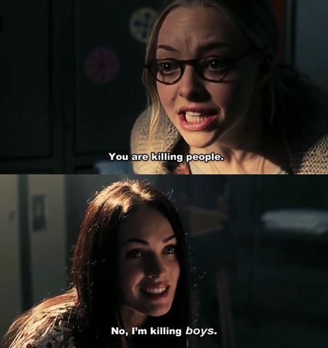 jennifers body Jennifer's Body Quotes, Jennifer's Body Aesthetic, Jennifer’s Body, Horror Movie Quotes, Body Quotes, Меган Фокс, Horror Villains, The Rocky Horror Picture Show, I Love Cinema