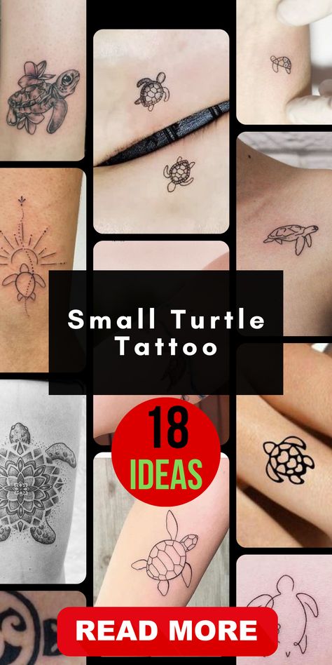 Immerse yourself in the world of small turtle tattoo designs, where simplicity and elegance intertwine seamlessly. Our carefully curated collection features options suitable for both men and women, especially when placed on the ankle. Explore the beauty of simple ankle tattoos that pay tribute to these remarkable creatures, and choose designs that capture the essence of resilience and grace with sophistication and charm. Small Sea Turtle Tattoos For Women, Small Turtle Tattoos For Women, Cute Turtle Tattoo, Simple Ankle Tattoos, Turtle Tattoo Ideas, Small Turtle Tattoo, Turtle Outline, Tortoise Tattoo, Turtle Tattoos