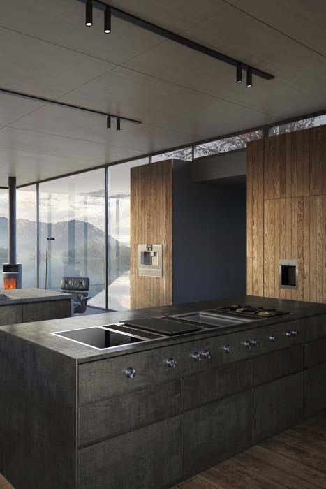 A shared subtlety of design allows Gaggenau's range of professional-quality kitchen appliances to blend together with changing interior styles, bringing creative freedom to the rest of the home. @gaggenau_ #architonic #kitchendesigns #kitcheninteriors #interiordesign #interiordecor #kitchenremodelling #kitcheninteriorideas #smarthomes #modernkitchen #modernkitchenideas #kitchendecor #modernhomes #homedesignideas #kitchenrenovation #blackkitchen #kitchendesignideas #homes #homeideas #interiors Gaggenau Kitchen Appliances, Moore Kitchen, Gaggenau Appliances, Minimalistic Interior, Stone Interior, Wood Interior Design, Kitchen Solutions, Creative Freedom, Minimalist Interior Design