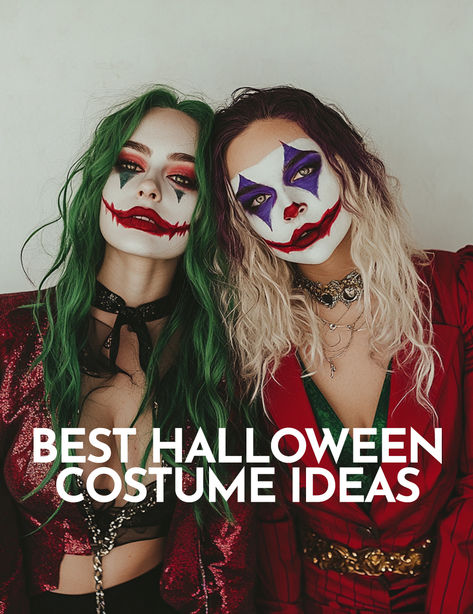 joker girls halloween costumes Teen Halloween Costumes Solo, Cute Teenage Halloween Costumes, Halloween Costumes Solo Girl, Teen Girl Costume Ideas, Halloween Teen Costumes, Teen Halloween Costumes For Girls Solo, Teen Costumes For Halloween, Trendy Halloween Costumes For Teens, Solo Halloween Costumes Teenage Girl