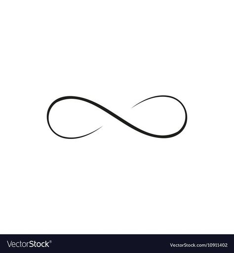 Simple Infinity Tattoo Designs, Tattoos With White Background, Infinity Tattoo Stencil, Infinity Tattoo Small, Infinity Tattoos For Women, Infinity Drawing, Infinity Images, Infinity Logo Design, Tattoo Infinito