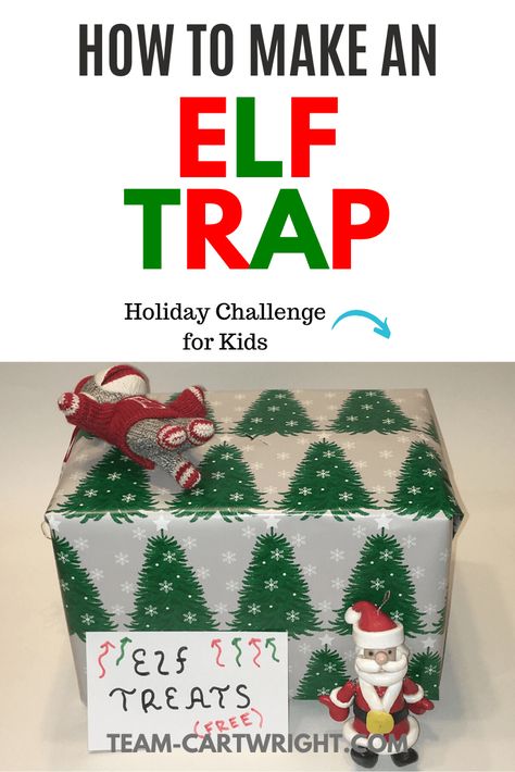 How To Make an Elf Trap: Christmas Challenge for Kids Elf Trap Ideas, December Classroom Activities, Elf Trap, Holiday Stem Activities, Christmas Science Activities, Christmas Stem Activities, Stem Christmas, Engineering Challenges, Science Experiments Kids Easy