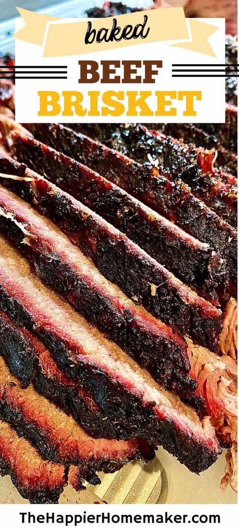 Oven Brisket Recipes, Smoker Recipes Brisket, Best Brisket Recipe, Brisket Rub Recipe, Bbq Brisket Recipes, Smoked Beef Brisket Recipes, Baked Brisket, Brisket Oven, Brisket Recipes Smoked