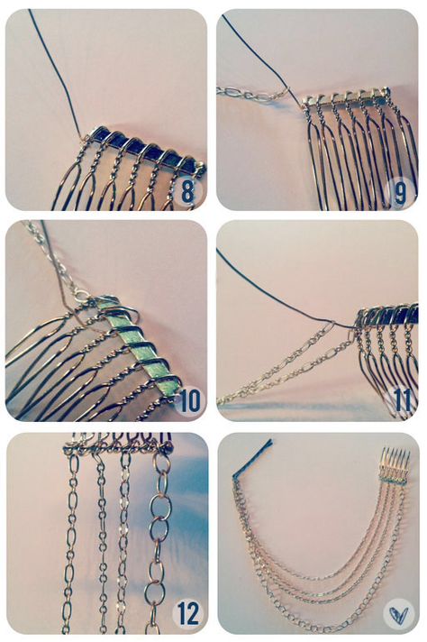 Hair Chain Easy Formal Hairstyles, Top Knots, Hair Necklace, Lucet, Hair Diy, Hair Chains, Making Hair, The Beauty Department, Necklace Diy