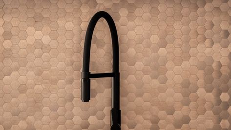 Copper Backsplashes Are Trending: What to Know About the Metallic Kitchen Accent Copper Kitchen Accents, Metallic Kitchen, Copper Kitchen Backsplash, Copper Backsplash, Copper Tiles, Metallic Backsplash, Kitchen Finishes, Metal Kitchen, Copper Kitchen