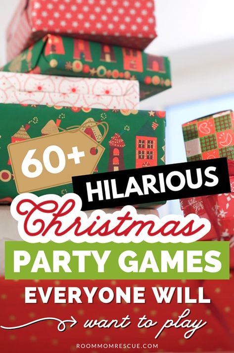 Holiday Games For Family, Christmas Holiday Games, Classroom Christmas Party Games, Christmas Party Game Ideas, Christmas Host, Christmas Party Games For Groups, Funny Christmas Party Games, Christmas Games To Play, Christmas Party Games For Adults