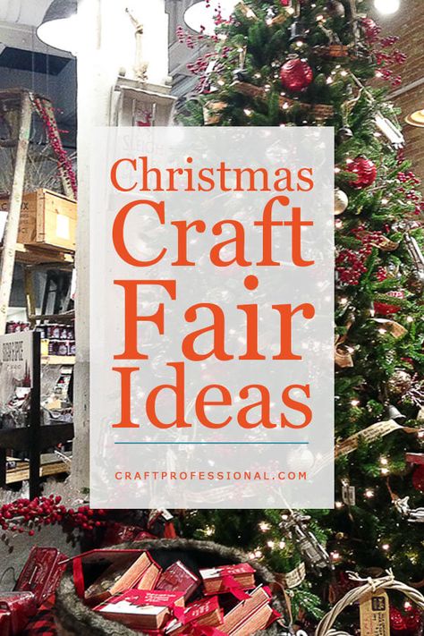 Get ready for Christmas craft fairs with these holiday booth display ideas and photos. #craftdisplay #craftshow #craftfairs #merchandising #craftbusiness #handmade #sellcrafts Christmas Bazarre Ideas, Christmas Craft Display Ideas, Display For Ornaments For Sale, Craft Fair Booth Display Ideas Table Christmas, Vendor Booth Ornament Display, Christmas Craft Show Display Ideas, Christmas Vendor Display, Holiday Craft Show Display, Craft Fair Christmas Display