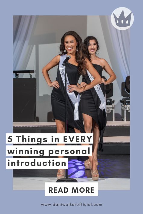 Pageant Personal Introduction, Pageant Dresses For Teens Long, How To Do Pageant Makeup, How To Win A Pageant, Pageant Tips For Beginners, Pageant Introduction Speech, Pagent Tips, Pageant Interview Questions, Beauty Pageant Questions