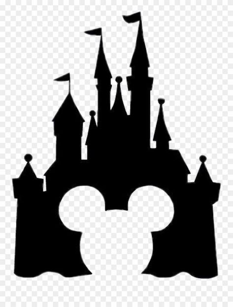 Disney Castle Silhouette, Disney Silhouette Art, Arte Do Mickey Mouse, Drawing Dragon, Castle Silhouette, Deco Disney, Disney Clipart, Disneyland Castle, Disney Silhouette