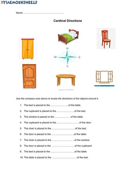 Compass Activity, World Map Continents, Geography Worksheets, Geography Quiz, Rose Coloring Pages, Cardinal Directions, Montessori Lessons, Continents And Oceans, Physical Geography