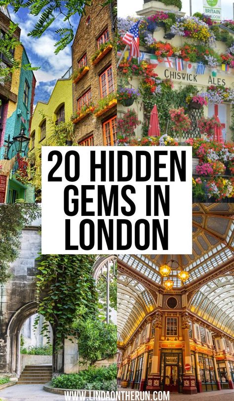 20 Hidden Gems In London Not Yo Miss| what to see in London| things to do in London| London| England| Great Britain| Pretty places to visit in London London travel tips #london #europe #travel #traveltips Hidden Gems Of London, Things To Wear In London, Free Places To Visit In London, Best Things To Do In England, Hidden Gems Travel, Best Things To Do In London England, Top Things To Do In England, Bath London England, London Cool Places