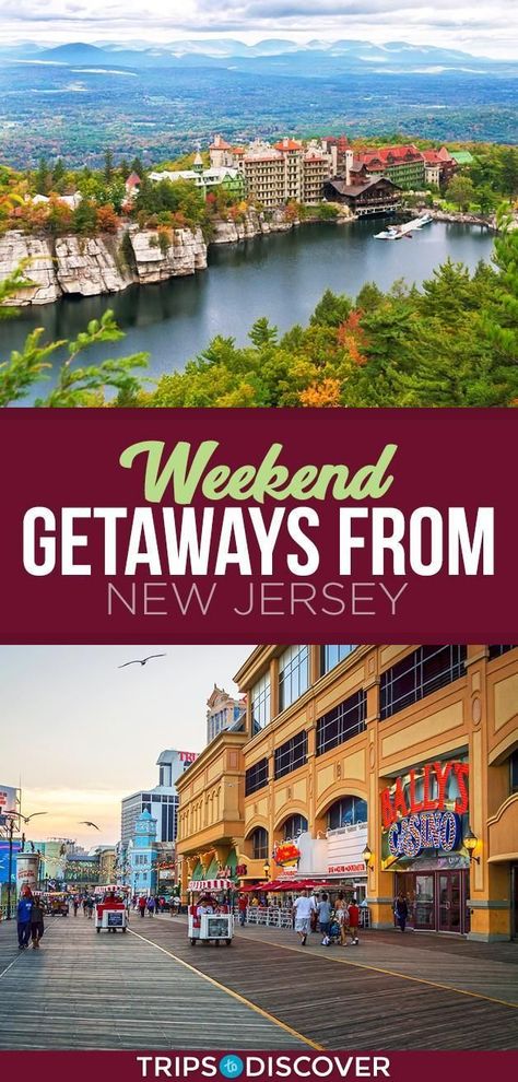 Top 8 Weekend Getaways From New Jersey. #WorldTrip #BudgetTravel #FamilyTravel #TravelTips #WorldTravel #JerseyTravel Fun Weekend Getaways, Places In New Jersey, Texas Vacation Spots, Cheap Weekend Getaways, Best Weekend Trips, Couples Resorts, Best Weekend Getaways, Paris Vacation, Dude Ranch