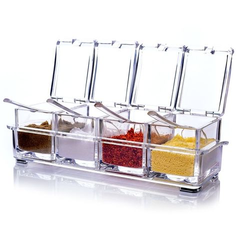 Condiment Dispensers, Premium Spices, Seasoning Rack, Pot Storage, Spice Set, Spice Storage, Spice Box, Spice Containers, Purim