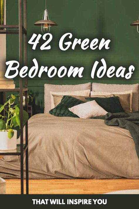 Forest Green Bedrooms, Green Room Ideas Bedroom, Green Bedroom Paint, Light Green Bedrooms, Green Bedroom Walls, Green Bedroom Ideas, Simple Bed Designs, Green Bedroom Decor, Best Color Schemes