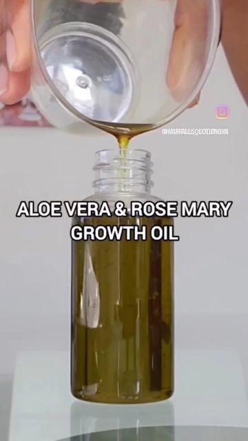 Rosemary And Aloe Vera For Hair, Rosemary Diy, Skincare Reels, Rosemary For Hair, Rosemary Oil For Hair Growth, Aloe Cream, Aloe For Hair, Thinning Hair Remedies, Rosemary Oil For Hair