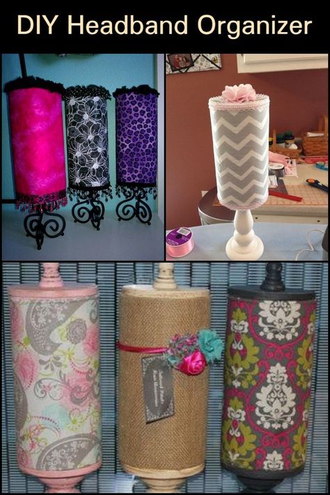 Hair Band Holder Diy Organizing Ideas, Head Band Storage Diy, Storage For Headbands, Hair Bow And Headband Organizer, Diy Hair Organizer Storage, Organized Hair Accessories, Hairbow Organizer Ideas, Hair Band Storage Ideas, Diy Headband Display