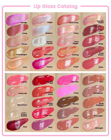 #lipoils #lipgloss #lipstick #lipgloss #lipplumper #lipbalm #glosses #moisturizinglipgloss #lipglossvendorlists #lipliner #mascara #lipglossvendor #liquidlipstick #lipoil #lipstick💄 #lipglosscontainers Lip Gloss Ingredients, Lipgloss Business, Vegan Lip Gloss, Lipgloss Lips, Clear Lip Gloss, Long Lasting Makeup, Faux Mink Lashes, Lip Kit, Mascara Lashes