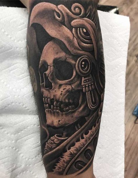 Azteca Tattoo Mexican, Traditional Chicano Tattoos, Aztec Eagle, Eagle Warrior, Aztec Warrior Tattoo, Aztec Tattoos Sleeve, Aztec Skull, Azteca Tattoo, Art Chicano