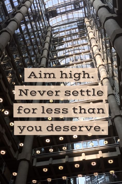 Positivity: Aim high and don’t settle for less Never Settle For Less Quotes, Settle For Less Quotes, Aim Quotes, Less Quotes, Inspirational Words Of Encouragement, Planner Quotes, Never Settle For Less, Settling For Less, Motivational Quotes Wallpaper