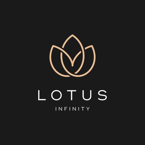 Lotus Logo Design Ideas, Simple Logo Ideas, Lotus Logo Design, Lotus Flower Logo Design, Logo Design Simple, Lotus Vector, Lotus Flower Logo, Simple Logos, Lotus Symbol