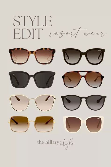 Vacation Sunglasses, Amazon Accessories, Target Fashion, Vacation Accessories, Coffee Run, Cute Sunglasses, Resort Vacation, Vacation Looks, Style Edit