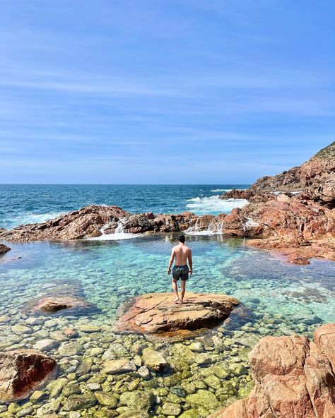 You cna find this gem in South Australia in Port Lincoln. #travel #vanlife #photography #beach #rockpools #southaustralia #australia #roadtrip Australia Roadtrip, Port Lincoln, Australia Beach, Full Time Travel, Photography Beach, Rock Pools, Places Of Interest, Future Plans, South Australia