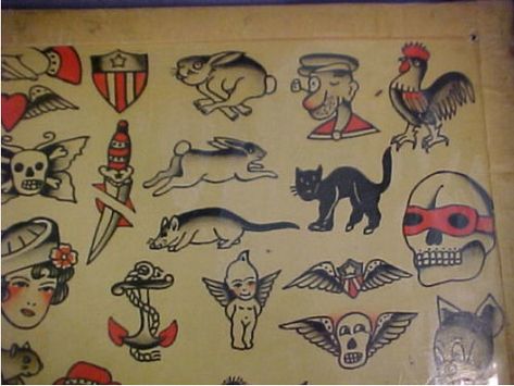 1940s-heads-3 | Vintage Tattoo Flash | Flickr Traditional Tattoo Reference, Flash Art Tattoos, Traditional Panther Tattoo, Antique Tattoo, Sailor Jerry Tattoo Flash, Traditional Tattoo Flash Art, Vintage Tattoo Design, Sailor Jerry Tattoos, Panther Tattoo