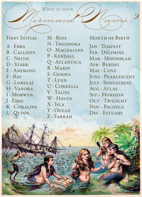 Twitter Your Mermaid Name, Funny Name Generator, Kingdom Names, Fairy Names, Kat Diy, Mermaid Names, Fantasy Names, Town Names, Aesthetic Names