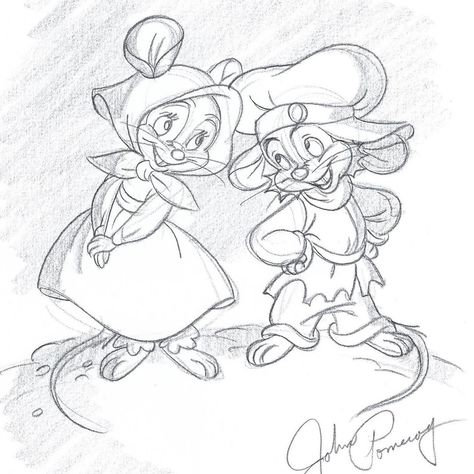 John Pomeroy’s Instagram post: ““TANYA & FIEVEL MOUSEKEWITZ” from “An American Tail”. A recent commission for follower adam.zalonis. I can almost hear them singing…” John Pomeroy, Mrs Brisby, Fievel Mousekewitz, Secret Of Nimh, The Secret Of Nimh, An American Tail, Principles Of Animation, Collage Art Projects, Graphic Novel Art