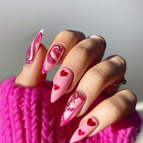 Photo valentines day nail art photos wit... | Premium Photo #Freepik #photo Photo Valentines, Valentines Day Nail Art, Valentines Day Nail, Nail Art Photos, Valentine Photo, Art Photos, Valentine's Day Nails, Colorful Heart, Lovely Colors