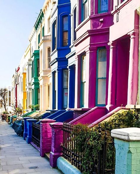 Amongst the most famous of London’s prettiest streets, is this one. Lancaster Road is another rainbow-coloured Notting Hill beauty, and it’s captured the hearts of many a wanderer. Hint: the famous bit is between Basing Street and All Saints Road. W11 1QU is the address you’ll be needing. Nearest station is Ladbroke Grove. Ladbroke Grove, Dreamy Places, London Guide, Ariel Winter, Indian Tv Actress, Lord Krishna Images, Notting Hill, Covent Garden, Krishna Images