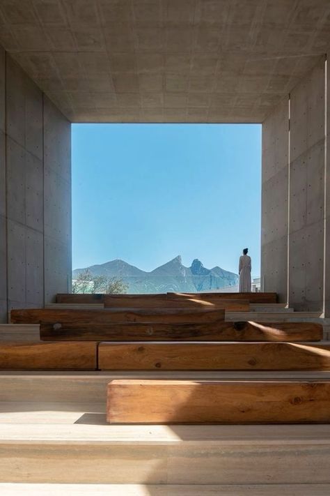 Architecture Mountain, Concrete House, Concrete Structure, Minimalist Architecture, Space Architecture, Residential Architecture, Sacred Space, Landscape Architecture, Modern Architecture