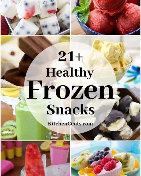 Healthy Frozen Snacks, Snacks After School, Frozen Fruit Snacks, After Workout Snack, Frozen Snacks, Picnic Snacks, Healthy Homemade Snacks, Delicious Smoothies, Live A Healthy Lifestyle