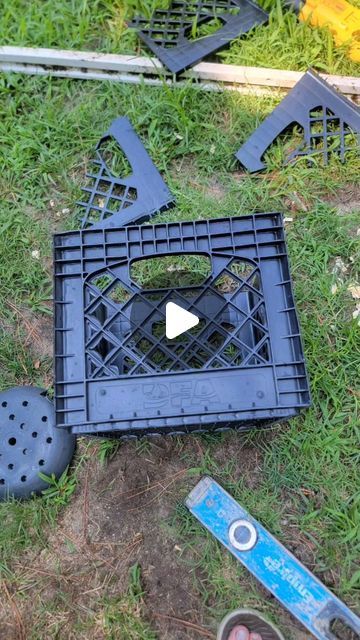 Hen Nesting Boxes Diy, Milk Crate Nesting Boxes, Animal Ideas, Milk Crates, Nesting Boxes, Chicken Coop, Farm Life, Repurpose, Hinges