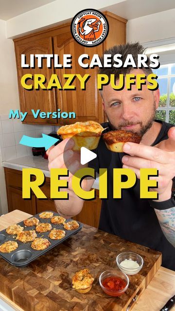 Kory Alden • Fast Food Club on Instagram: "Making the viral Little Caesars Crazy Puffs at home. Really easy recipe tastes better than the real thing and perfect for groups. #recipe #crazypuffs #fastfood" Lil Ceasers Crazy Puffs, Copycat Little Caesars Crazy Puffs, Crazy Puffs Recipe, Little Ceasars Puffs, Little Cesar’s Crazy Puffs, Little Caesars Crazy Puffs, Little Ceasers Puffs, Crazy Puffs Little Caesars, Pizza Puffs Recipe