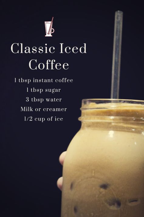 Easy Homemade Iced Coffee, Instant Iced Coffee Recipe Easy, Easy Iced Coffee Recipe 3 Ingredients, Diy Iced Coffee Easy, Homemade Iced Coffee Recipe Easy, Instant Coffee Iced Coffee Recipe, Iced Coffee With Instant Coffee, Instant Iced Coffee Recipe, Fancy Beverages