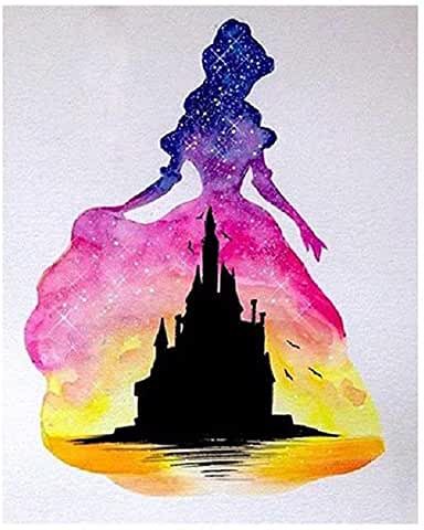 Disney Castle Silhouette, Satoshi Pokemon, Castle Silhouette, Princess Painting, Disney Canvas Art, Disney Silhouette, Disney Canvas, Disney Paintings, Wall Art Crafts