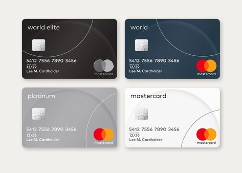 Mastercard Brand Identity - Work by A.A. Trabucco Campos Identity Work, Debit Card Design, Credit Card Design, Card Sketches Templates, Free Credit Card, Master Card, Atm Card, Sketch App, 카드 디자인