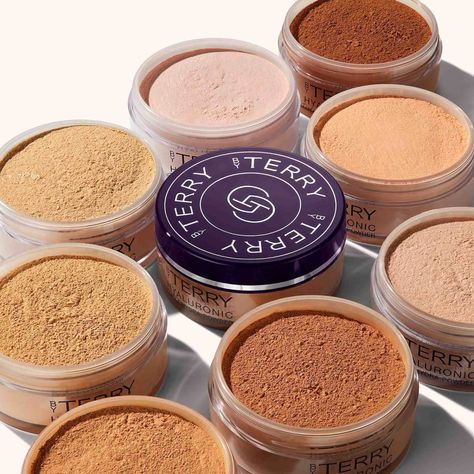 Tinted loose setting powder. 8 shades to suit every skin tone. Non-drying. Instantly mattifies and blurs imperfections.  Infused with skincare benefits of hyaluronic acid, the multi-purpose Hyaluronic Tinted Hydra-Powder creates the perfect makeup finish as part of a 24/7 Hyaluronic Routine. Hyaluronic acid helps to maintain optimum moisture level. Its the best setting powder to instantly blur minor imperfections, minimize pores, even out skin tone, fill in fine lines and control shine. Availabl Best Setting Powder, Benefits Of Hyaluronic Acid, Skin Hyperpigmentation, Shea Butter Body Shop, Loose Setting Powder, Azelaic Acid, Makeup Sale, Shea Body Butter, Skin Toner