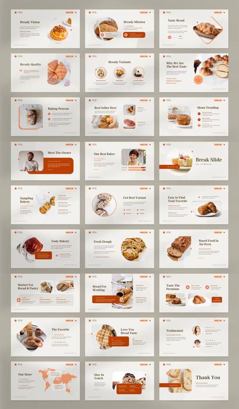 Bakery Store Google Slides Template | Дизайн презентации, Пекарня, Презентация Bakery Presentation Design, Food Presentation Design, Internship Presentation, Personal Cakes, Cake Presentation, Bakery Website, Cafe Cake, Pastry Design, Bakery Store