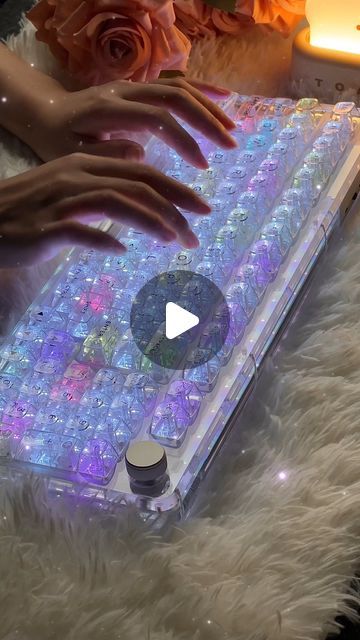 KiiBOOM on Instagram: "Stunning!!🩵🩷 Light Effect: Christmas Keyboard: Phantom 98 Clear . . #KiiBOOM #keyboard #mechkeys #customkeyboard #keyboardbuild #asmr #typing" Christmas Keyboard, Clear Keyboard, Kingdom Of Hungary, Amy Sedaris, Mulled Wine, Light Effect, Tech Gadgets, Office Space, Hungary