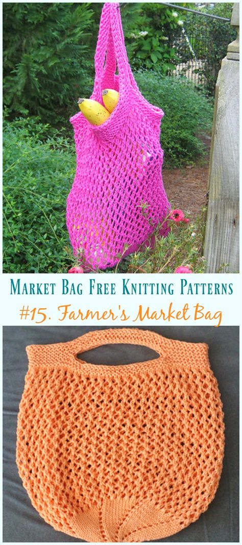 Knit Shopping Bag, Knit Shopping Bag Pattern Free, Market Bag Knitting Pattern, Knitting Bag Pattern Free, Knitted Bags Free Patterns, Crochet Animal Bag, Knit Bag Pattern Free, Knitting Tote Bag Pattern, Grocery Bag Pattern