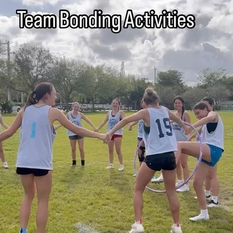 305 Lacrosse on Instagram: "Great Team Building Activities to mix into your practices when you can!! 💯💯. Sometimes we forget how important it is to incorporate these types of things into our season, but let this be your reminder! 🙂 It's great for team morale, bonding, inclusivity & more 💙 . Some games we love at @panthergirlslax : 1) Hula hoop  2) The Human Knot  3) The Chicken Machine  4) Rock, Tree, Bridge  5) Red light, Green Light  . ➡️ Comment the word TEAM and we'll DM you the link with more info on how to do each one! Rules, set up, etc. 🌟  . + If you do them at practice, post it and tag us and we'll share!! 😃 . . 🌟 Follow @laxinthe305 for more women's lax tips, drills, funny stuff, cool stuff, and always lax stuff 🥍 . #girlslacrosse #laxislife #lacrossegirls #lacrossegirl # Bonding Games For Teams, Cheer Team Building Activities, Cheer Bonding Activities, Team Bonding Activities Sports, Team Bonding Activities Cheerleading, Cheer Team Bonding Activities, Cheerleading Team Bonding, Human Knot Game, Netball Coaching