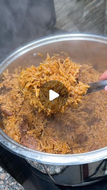 mercy's  recipe on Instagram: "What’s your favorite dish?" How To Cook Pilau With Meat, How To Cook Pilau, Pilau Rice Recipe, Beef Seasoning, Pilau Rice, Beef Meat, Glass Of Water, Red Onions, Cinnamon Powder