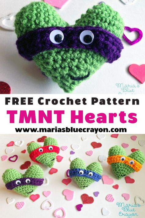 Crochet Turtles, 2024 Crochet, Crochet Characters, Crochet Valentine Patterns, Pocket Hugs, Blue Crayon, Amigurumi Rabbit, Crochet Hearts, Design Crochet