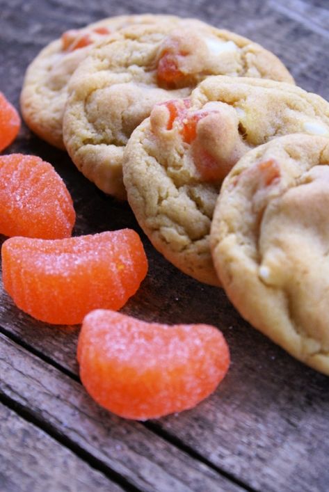 Soft Orange Slice Cookies - Life is Sweeter By Design Orange Candy Cake, Orange Slice Cookie Bars, Orange Slice Candy Cookies, Orange Slice Candy Cake Recipe, Orange Slice Cookies Recipes, Orange Cookies Recipes Christmas, Orange Chocolate Cookies, Orange Slice Candy Recipe, Orange Cookies Recipes