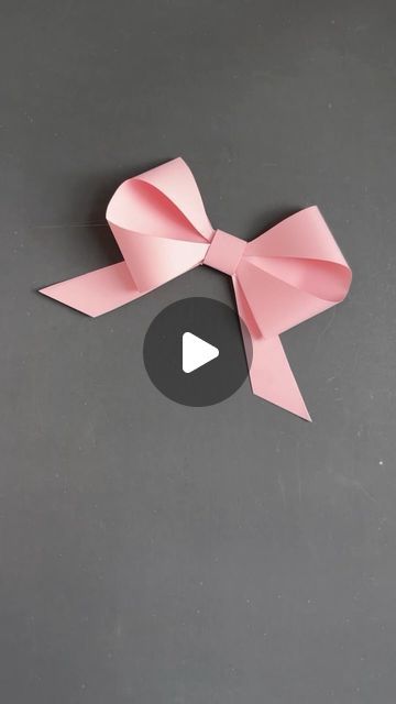 Gayatri chouhan | DIY Paper Bow 🎀 #diy #crafts #papercrafts #papercrafting #paperbow #bow #bows #diycrafts #handmade #giftwrapping | Instagram