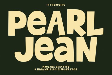 Download Pearl Jean font for iOS, Android, macOS, or Windows for free, or you can buy the full version with a commercial license here. Pearl Jean is a fun and casual display font. No matter the topic, this font will be an incredible asset to your fonts’ library, as it has the potential to elevate […] The post Pearl Jean Font appeared first on FreeFontDL. Visuell Identitet, Typographie Inspiration, Funky Fonts, Banner Web, Logo Type, Best Free Fonts, Font Inspiration, Graphic Design Fonts, Creative Fonts