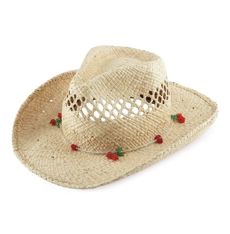 MIX BROWN Western Hats for Women Cowboy Outback Raffia Sun Hat Cowgirl Summer Beach Hats Shapeable Wide Brim Western Hats For Women, Cherry Beads, Cowgirl Summer, Raffia Sun Hat, Hat Western, Hat Aesthetic, Summer Hats Beach, Straw Cowboy Hat, Beach Hats