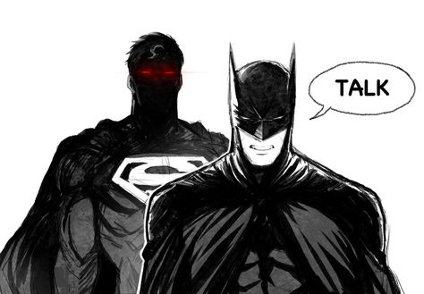 Superman X Batman, Superman X, Batman Funny, Dc Comics Artwork, Im Batman, Dc Memes, Batman Family, Batman Art, Batman And Superman